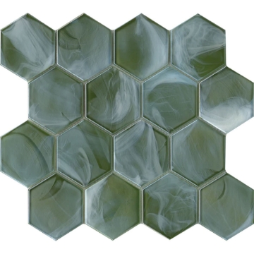 Picture of Emser Tile - Splash Hexagon Moss