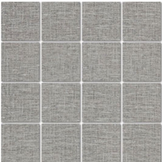 Picture of Tesoro - Natural Linen Mosaic Silver