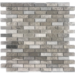 Picture of Tesoro - Contempo Multi Strip Mosaic City Gray