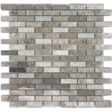 Picture of Tesoro - Contempo Multi Strip Mosaic City Gray