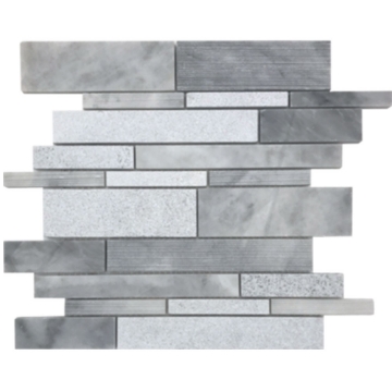 Picture of Tesoro - Contempo Random Linear Mosaic Deep Blue