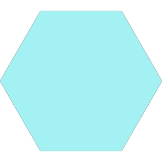 Picture of Tesoro - Basic Hexagon Aqua