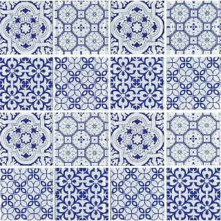 Picture of Tesoro - Patchwork Azul Blue