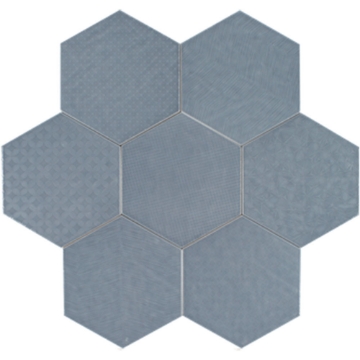 Picture of Tesoro - Albatross Hexagon Deco Deep Sea Deco Glossy