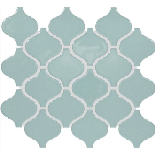 Picture of Daltile - Color Wheel Retro Arabesque Spa Glossy