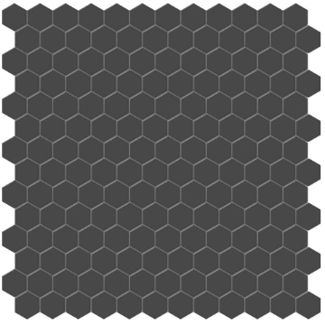 Picture of Tesoro - Soho Mosaic Hex 1 Mosaic Retro Black