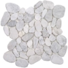 Picture of Tesoro - Ocean Stones Sliced Mosaic Fossil Carrara