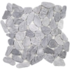 Picture of Tesoro - Ocean Stones Sliced Mosaic Wave Bardiglio