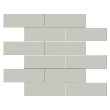 Picture of Tesoro - Soho Brick Glossy Mosaic Soft Sage