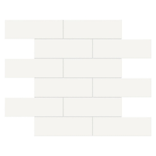 Picture of Tesoro - Soho Brick Matte Mosaic Canvas White