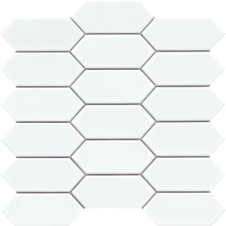 Picture of Emser Tile - Catch Picket Mosaic Ice