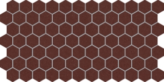 Picture of Daltile - Keystones 1 x 1 Hexagon Brownberry