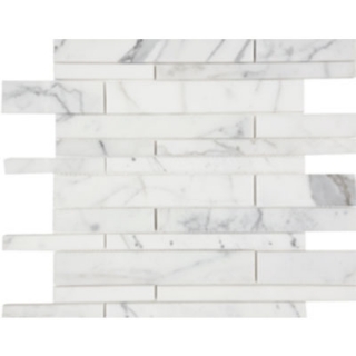 Picture of Tesoro - Metropolitan Stone Random Strip Mosaic Calacatta Gold