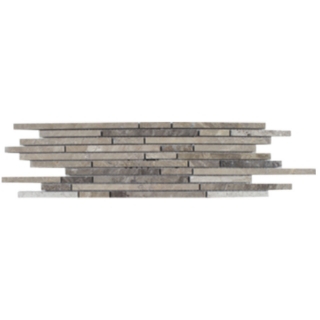 Picture of Tesoro - Metropolitan Stone Mini Pixie Strips Mosaic City Grey