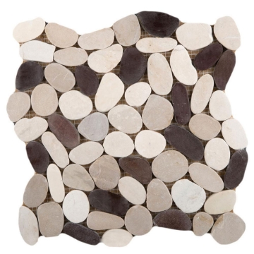 Picture of Emser Tile - Venetian Pebbles Gelato Blend