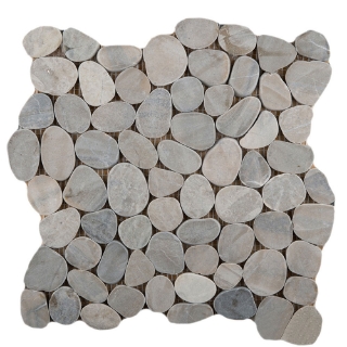 Picture of Emser Tile - Venetian Pebbles Silver