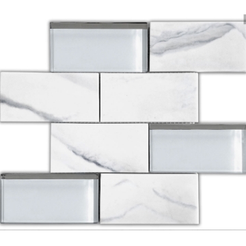 Picture of Emser Tile - LAmour White 3 x 6 Offset