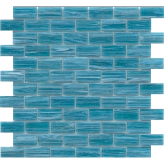 Picture of Emser Tile - Swirl Mosaics Aqua Offset