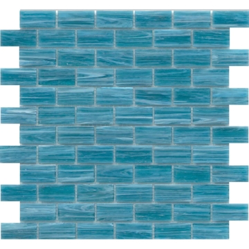 Picture of Emser Tile - Swirl Mosaics Aqua Offset