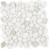 Picture of Tesoro - Ocean Stones Sliced Mosaic Calacatta Gold Italian White