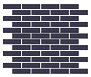 Picture of Emser Tile - Savvy Offset Mosaic Navy