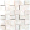 Picture of Tesoro - Mother of Pearl Basketweave Mosaic Ivory Matte