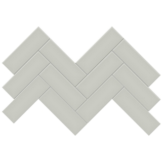 Picture of Tesoro - Soho Herringbone Mosaic Soft Sage Matte