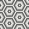 Picture of Tesoro - Soho Hexagon Pattern Mosaic Midnight Blend