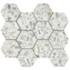 Picture of Emser Tile - Fragmento Hex Mosaic White Large Speckle