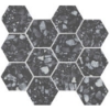 Picture of Emser Tile - Fragmento Hex Mosaic Black Large Speckle