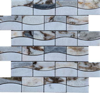 Picture of Emser Tile - Talento Mosaics Oro Wave