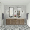Picture of Daltile - Eclessia Double Herringbone Mosaic Volakas