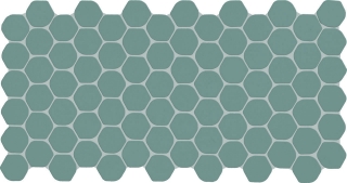 Picture of Daltile - Keystones Organic Hexagon Aegean