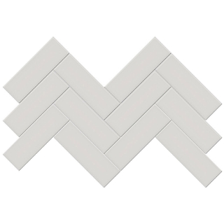 Picture of Tesoro - Soho Herringbone Mosaic Halo Grey Matte