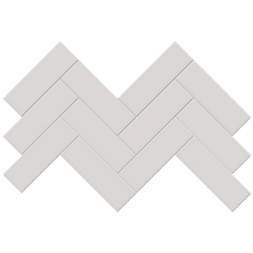 Picture of Tesoro - Soho Herringbone Mosaic Halo Grey Matte