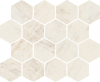 Picture of Tesoro - Oyster Hexagon Mosaic Pearl White