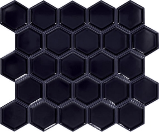 Picture of Daltile - Artefino Jewel Framed Hexagon Obsidian