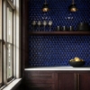 Picture of Daltile - Artefino Jewel Framed Hexagon Sapphire
