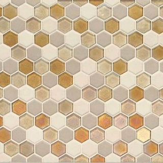 Picture of Daltile - Keystones Coastal Hexagon Mosaic Island Harvest