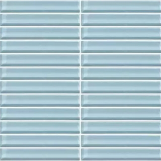 Picture of Daltile - Color Wave Classic Colors Mosaic 1 x 6 Blue Lagoon