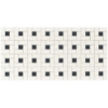 Picture of Daltile - Keystones Blends Black Dot Windmill Mosaic Arctic White  with Black Dot
