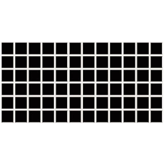 Picture of Daltile - Color Wheel Mosaic Matte Black