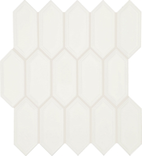 Picture of Daltile - Luminique Picket Mosaic Arctic White