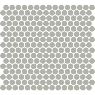 Picture of Daltile - Color Wheel Mosaic Penny Round Matte Desert Gray