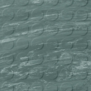 Picture of Roppe - Raised Design Marbleized Low Profile Raised Circular Hunter Green