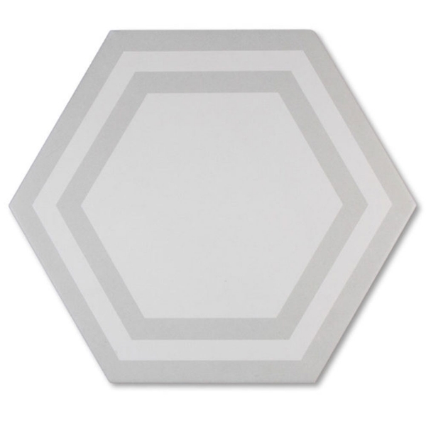 Picture of Adex USA - Floor Hexagon Deco Light Gray