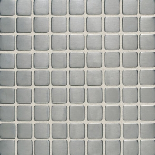 Picture of Daltile - Metallica Mosaics 1x1 Mosaic Brushed Stainless Steel
