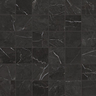 Picture of Anatolia Tile & Stone - La Marca Mosaic Nero Venato Honed