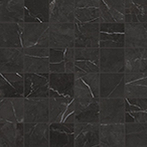 Picture of Anatolia Tile & Stone - La Marca Mosaic Nero Venato Honed