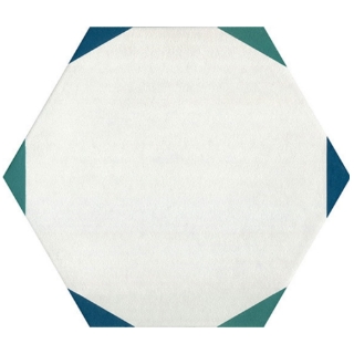 Picture of Daltile - Bee Hive Medley Decos Sun Green Blue